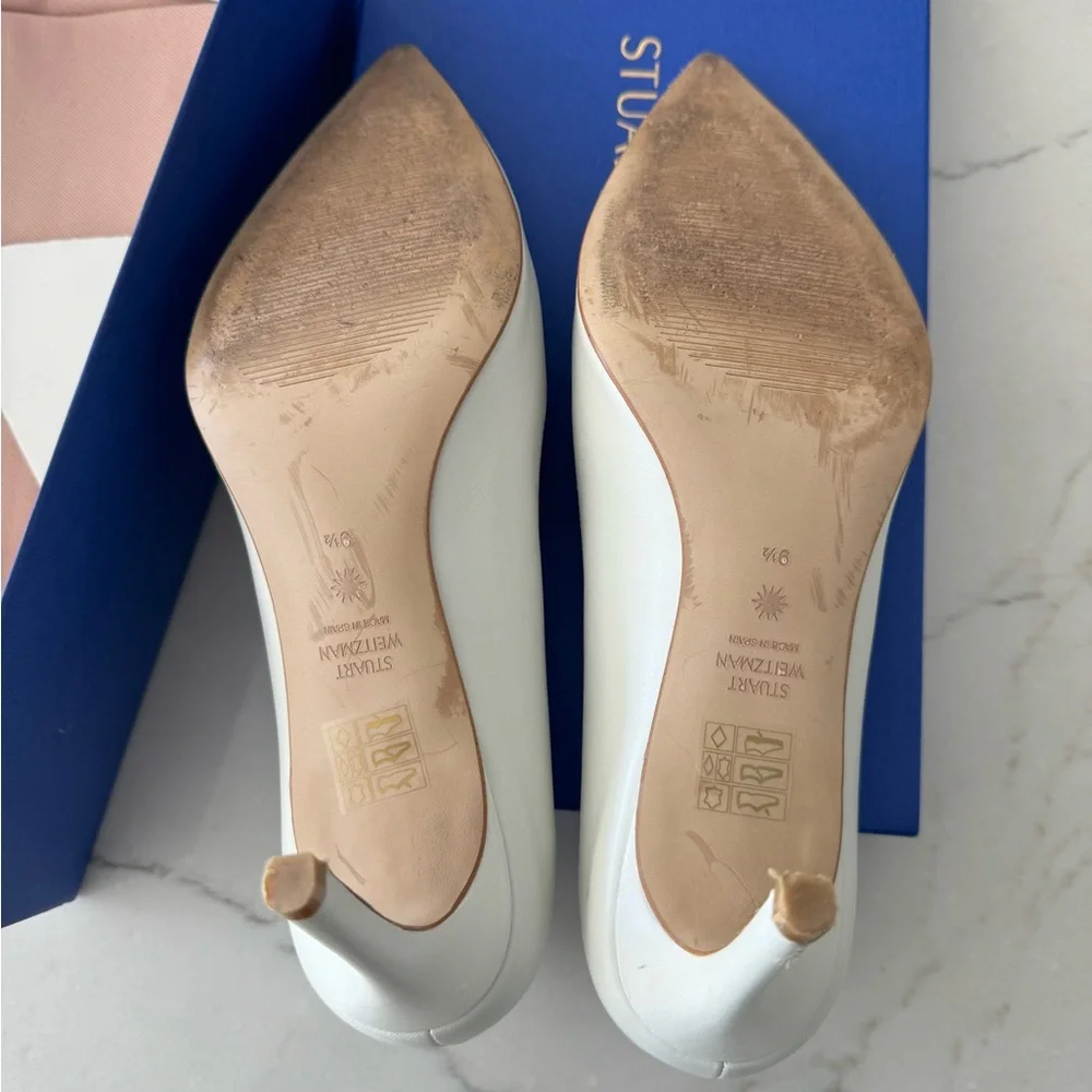 Stuart Weitzman White Heels - Picture 10 of 10